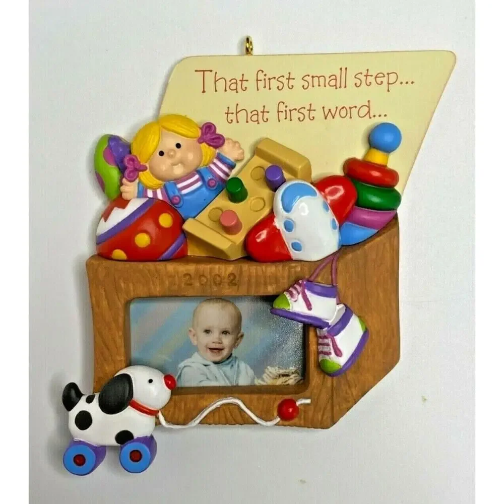 2002 Hallmark Toddler Photo Holder Ornament U21‎